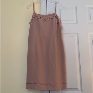 Pale Pink Silk/Linen Dress